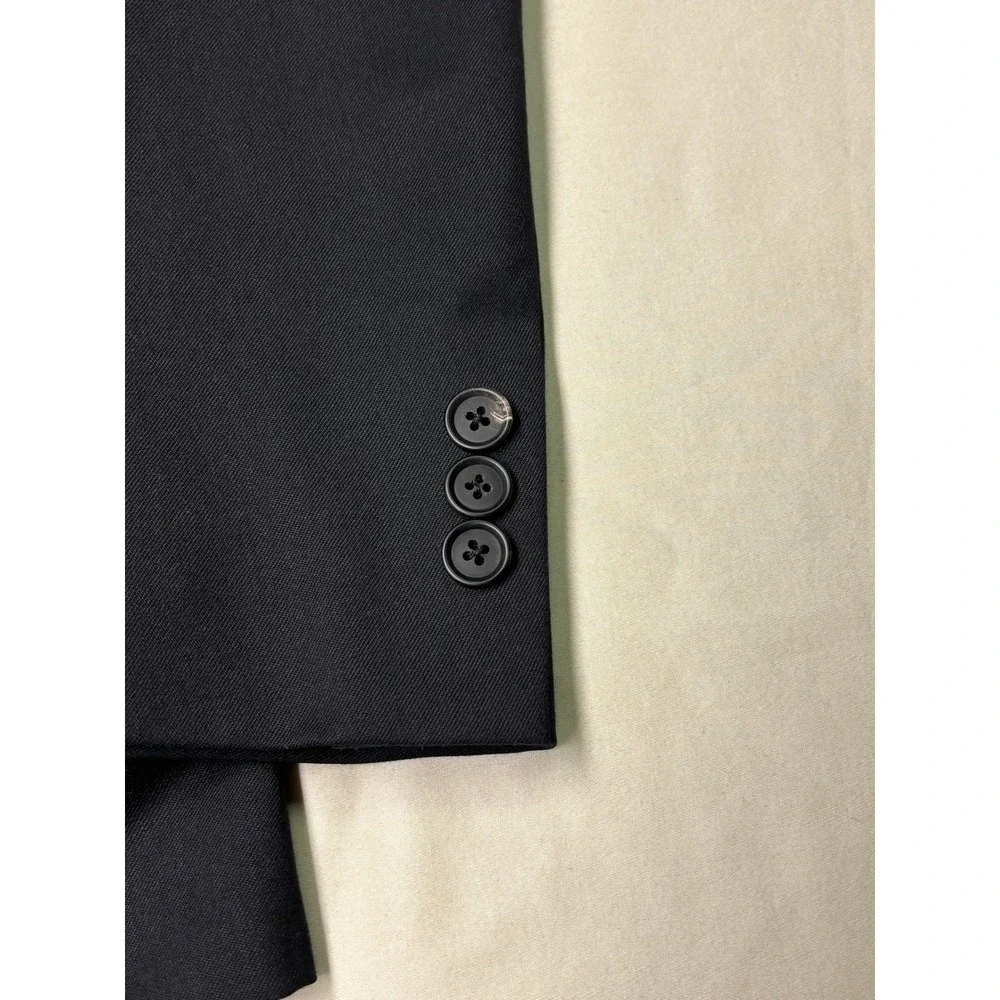 S'YTE Yohji Yamamoto Mens 4-Button Wool‎ Blend Blazer Black Size 3 Made Japan
